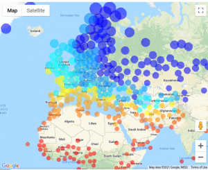 Average Weather Map